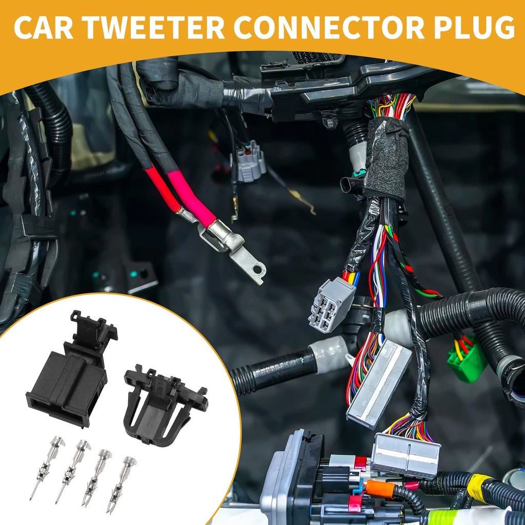 2 Pin Car Tweeter Connector Plug for Audi (No. 3B0972702/3B0972712)