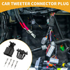 2 Pin Car Tweeter Connector Plug for Audi (No. 3B0972702/3B0972712)