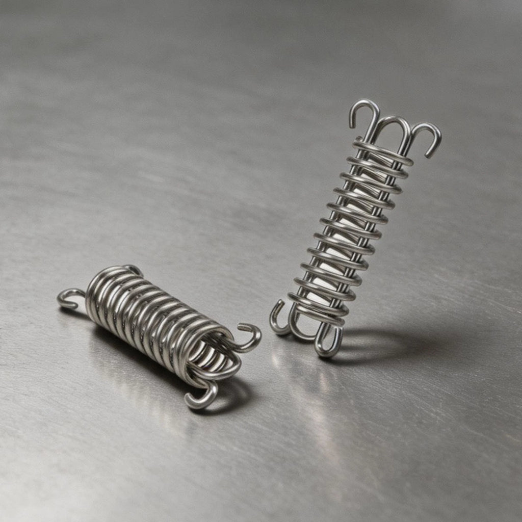 Set of 2 Stainless Steel Spring Buffers for Marine Mooring Yachts