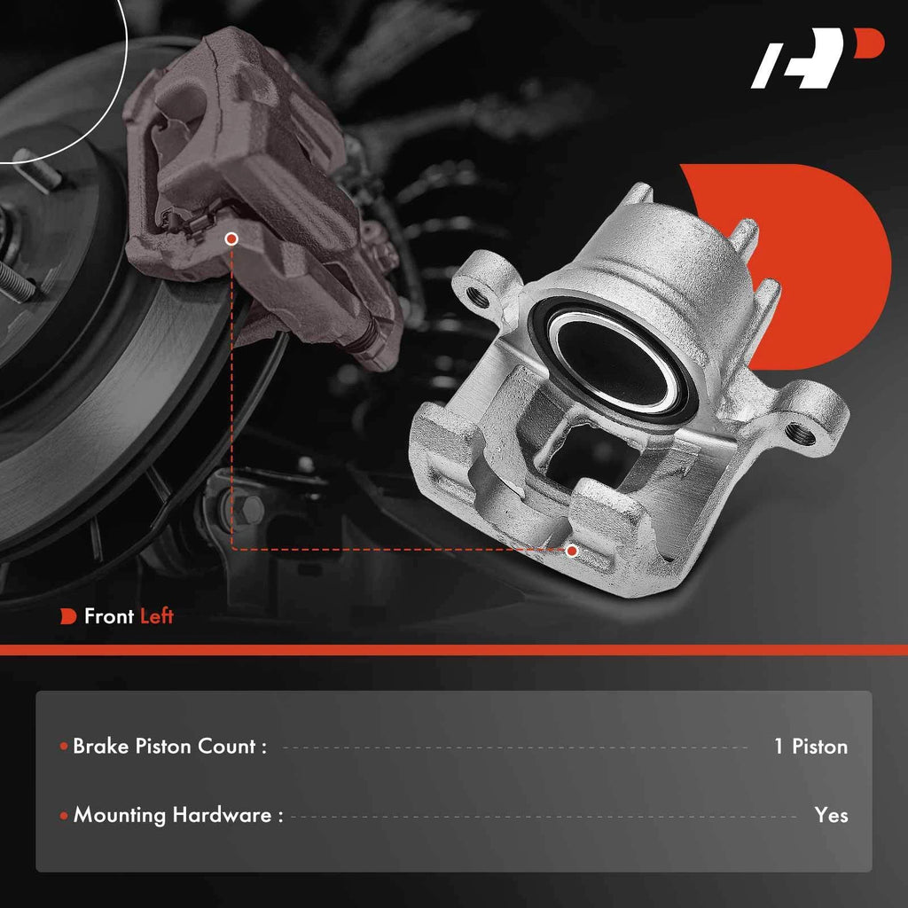 Front Left Disc Brake Caliper for Mitsubishi Mirage G4 (2017-2021)