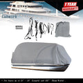 Waterproof Heavy Duty Pontoon Boat Cover for 21-24 Ft (2021–2024)