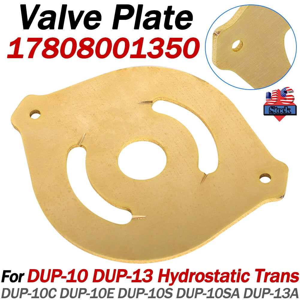 Brass Valve Plate for DUP-10 DUP-13 Hydrostatic Transmission (17808001350)