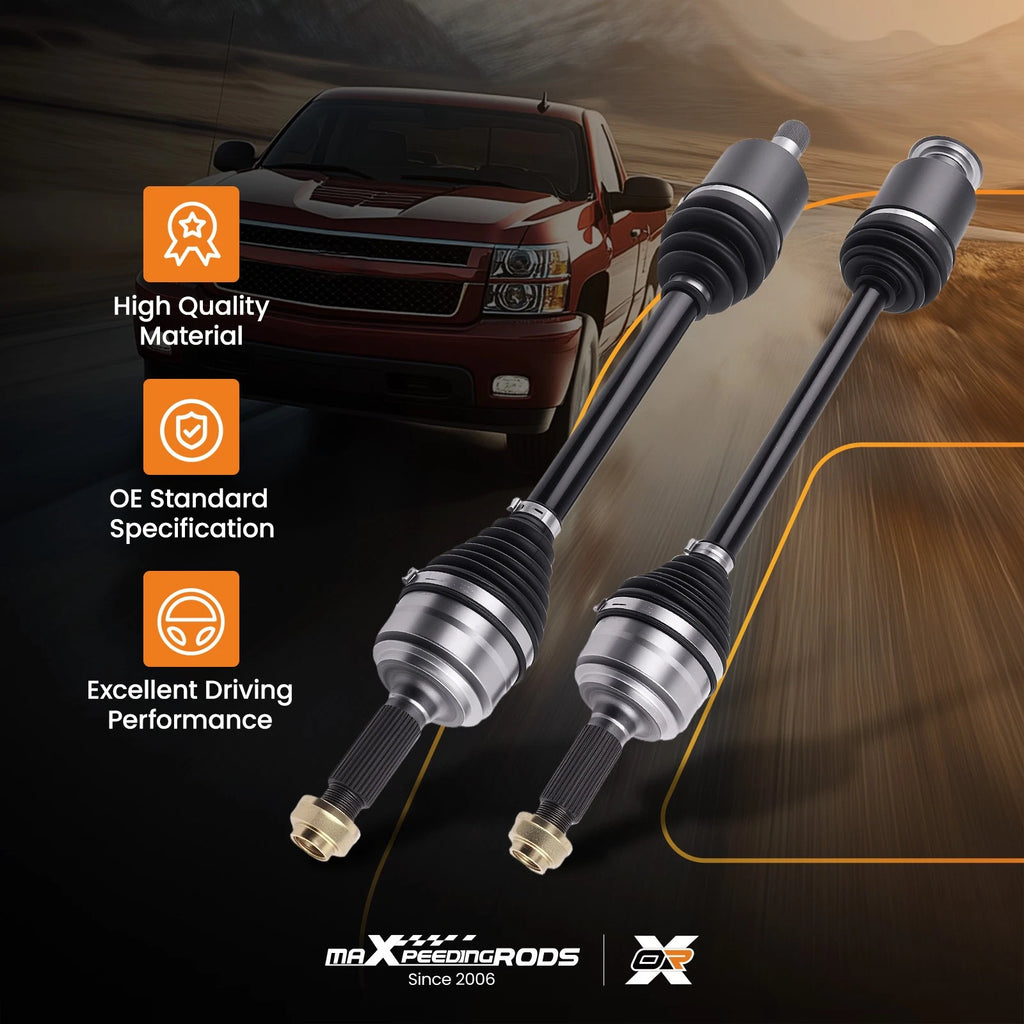Front Pair CV Axle Joint Shaft for Acura MDX and Honda Pilot (2007–2011)
