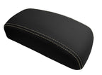 Leather Console Lid Armrest Cover for Nissan Maxima (1997–1999) Beige Stitch