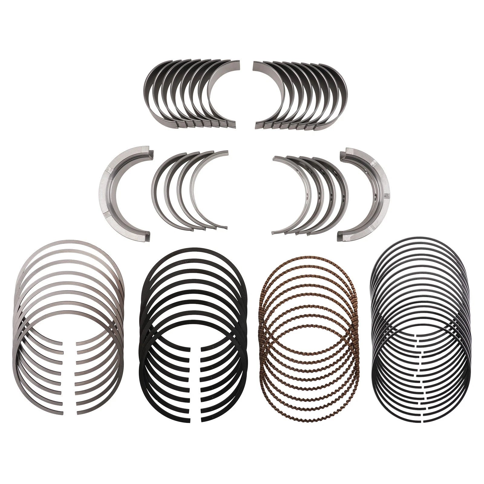Rod Main Bearing & Piston Rings Set for Chevy GM LS 4.8L 5.3L (1999–2016)