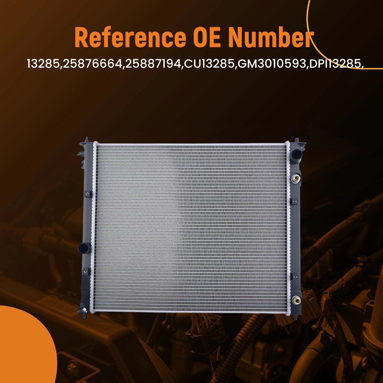 Aluminum Core Radiator for Cadillac CTS V Wagon 6.2L (2011–2014) DPI13285
