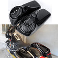 Gloss Black 8" Speaker Lids w/ Tweeter Port for Harley Touring (2014–2023)