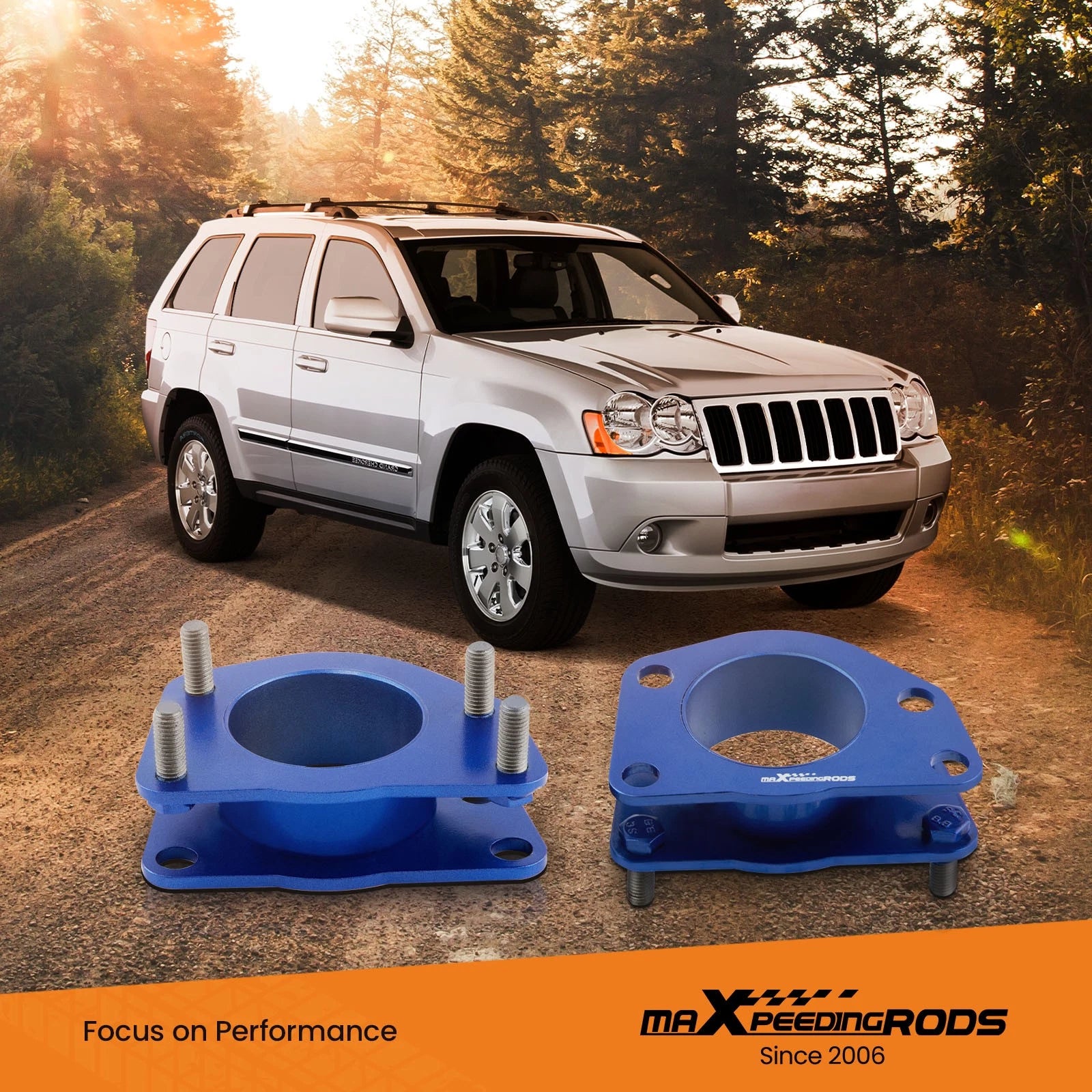 2 Inch Front Leveling Lift Kit Spacers for Jeep Liberty KJ KK (2002–2012)