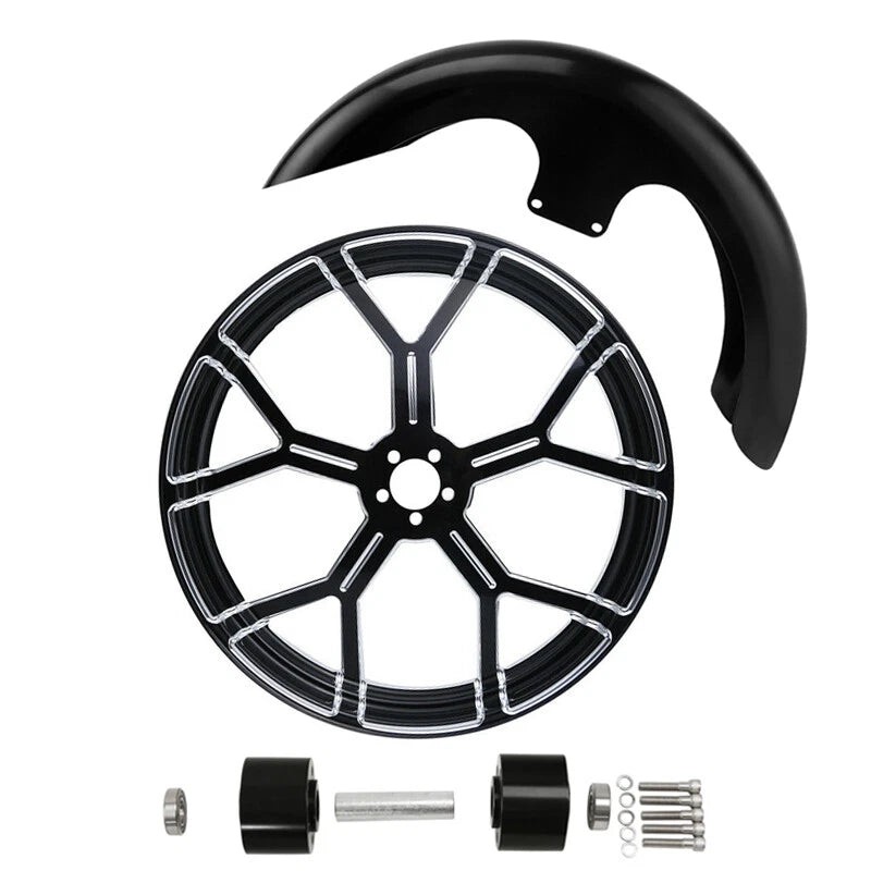 21" Front Wheel Rim & Dual Disc Hub for Harley Touring (1997–2021)