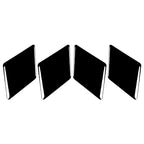 Piano Black Door Handle Inner Bowl Cover Trim for Audi A4 A5 (2016–2023)