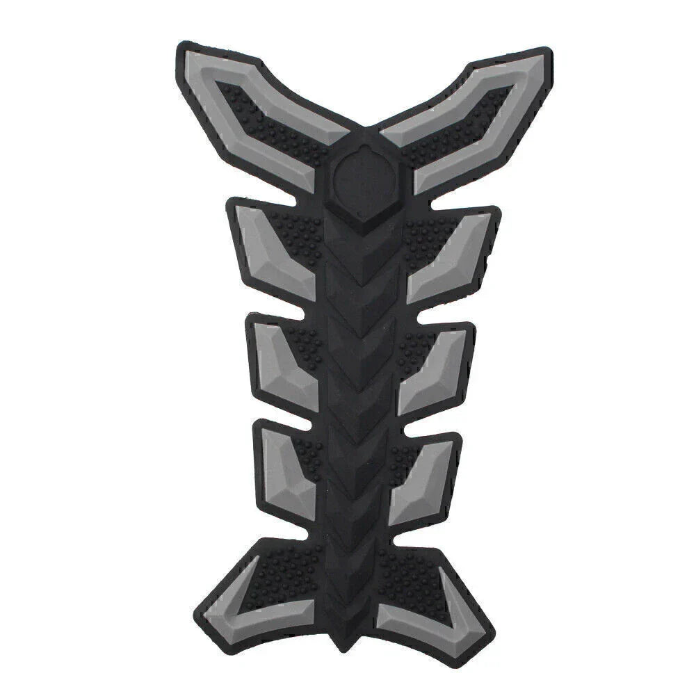 3D Decal Sticker Protector for Universal Motorcycle Grey Gas Fuel Tank Pad