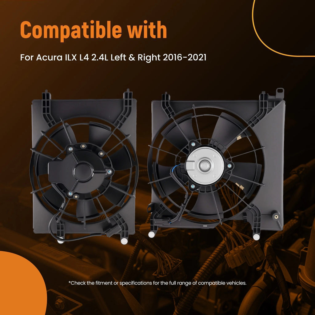Cooling Fan Assembly for Acura ILX 2.4L (2016–2021)