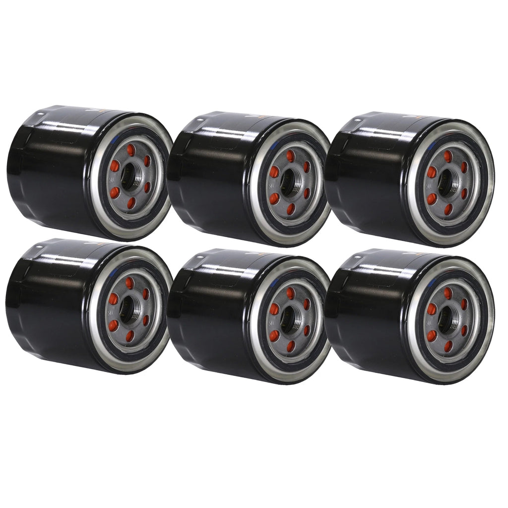 Set of 6 Engine Oil Filters for Chrysler Dodge Jeep Ram (Spin-On)