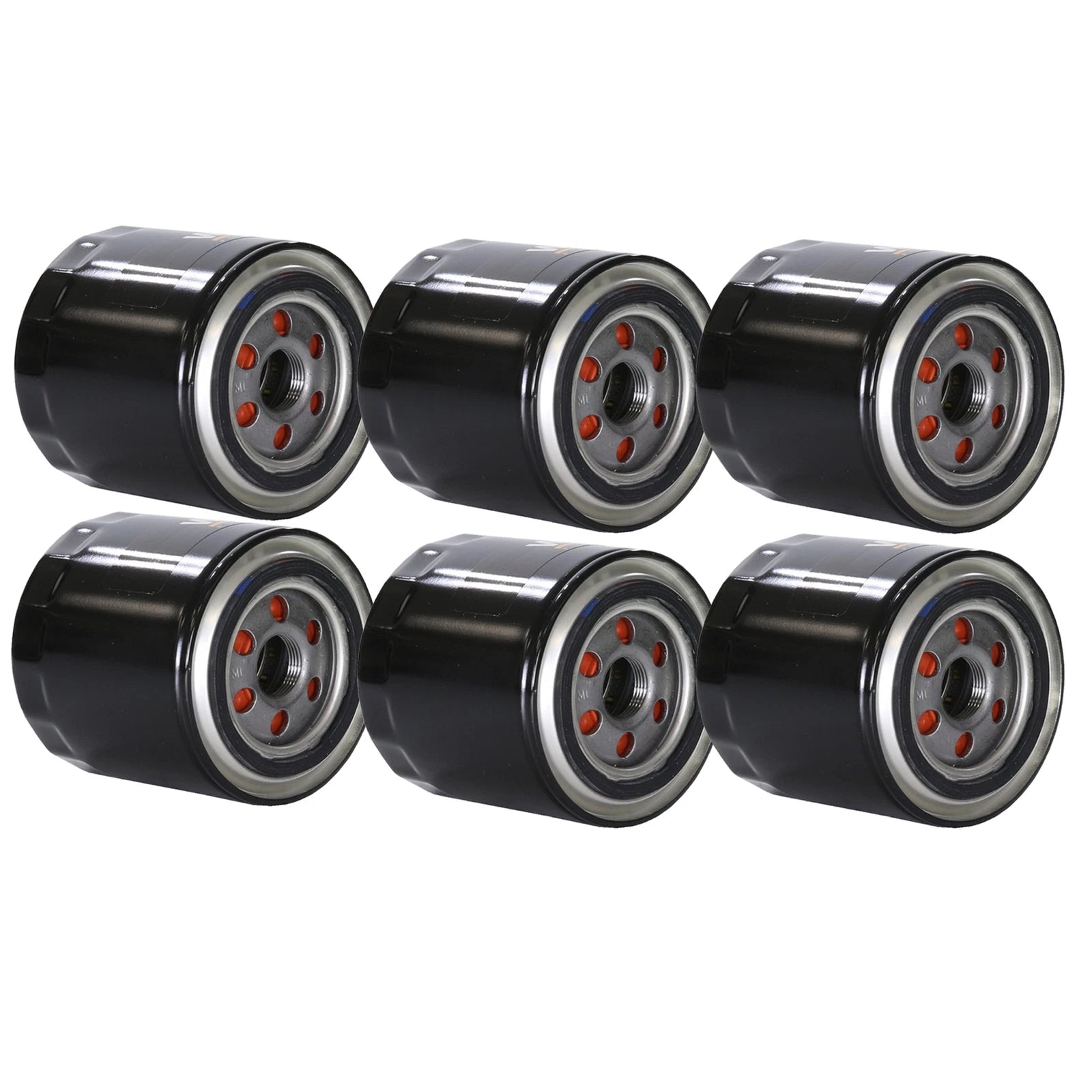 Set of 6 Engine Oil Filters for Chrysler Dodge Jeep Ram (Spin-On)