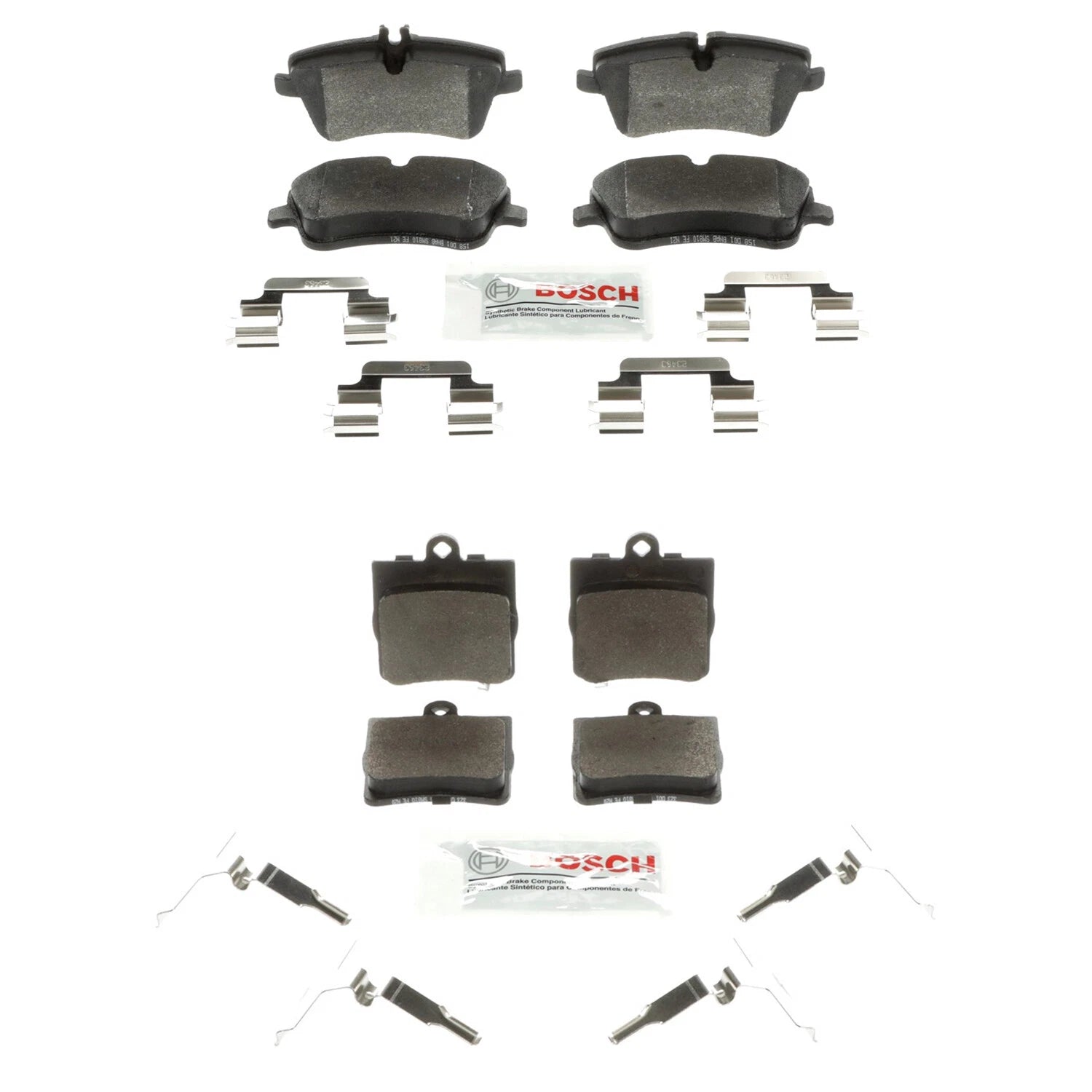 Bosch Semi-Met Disc Brake Pad Kit for Mercedes R717 W203 C230 C240 SLK280 (2001–2007)