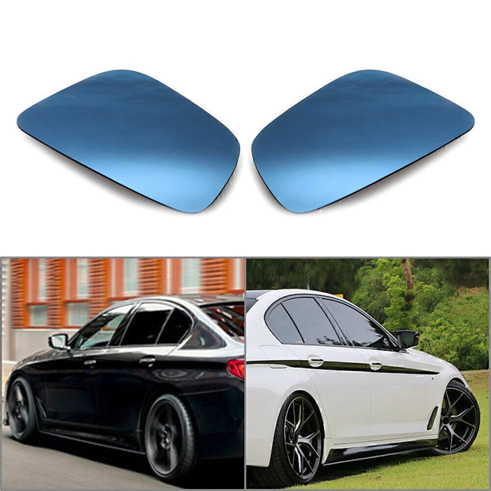 Set of 2 Heated Aspherical Wing Mirror Glass for BMW 5 Series G30 G31 (2016–Present)