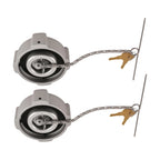 Diesel Cap with Keys for Freightliner Columbia Century (2001–2010) 600149 Aluminum
