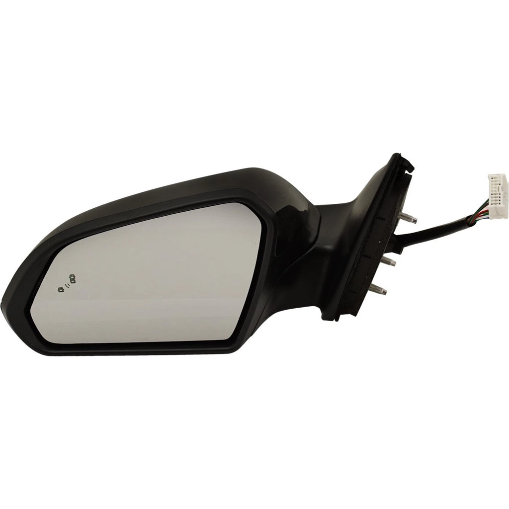Power Heated Turn Signal Mirrors for Hyundai Sonata (2018–2019) Matte Black