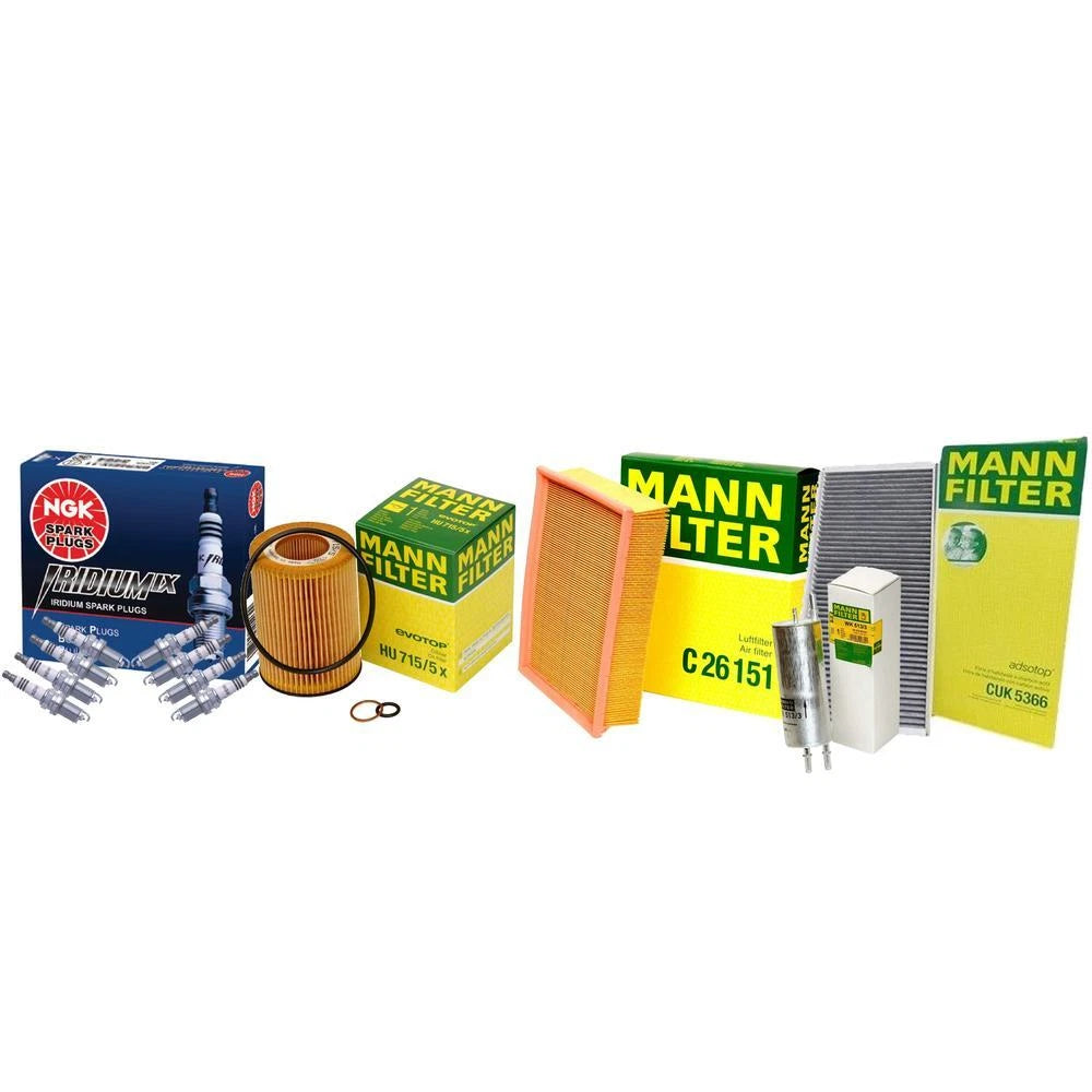Tune-Up Kit with Mann Filters & NGK Spark Plugs for BMW E53 (2000–2006)