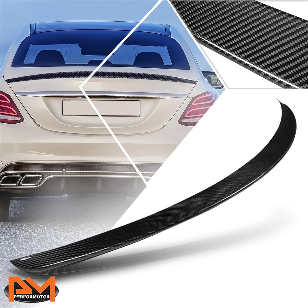 Carbon Fiber AMG-Type Rear Trunk Spoiler for Mercedes-Benz C Class (2015–2021)