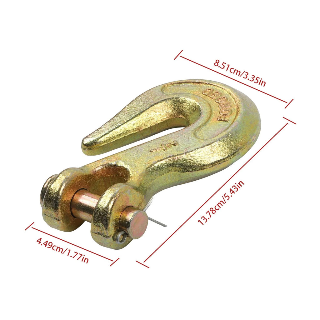 Set of 10 Clevis Grab Hooks for Chain (G70)