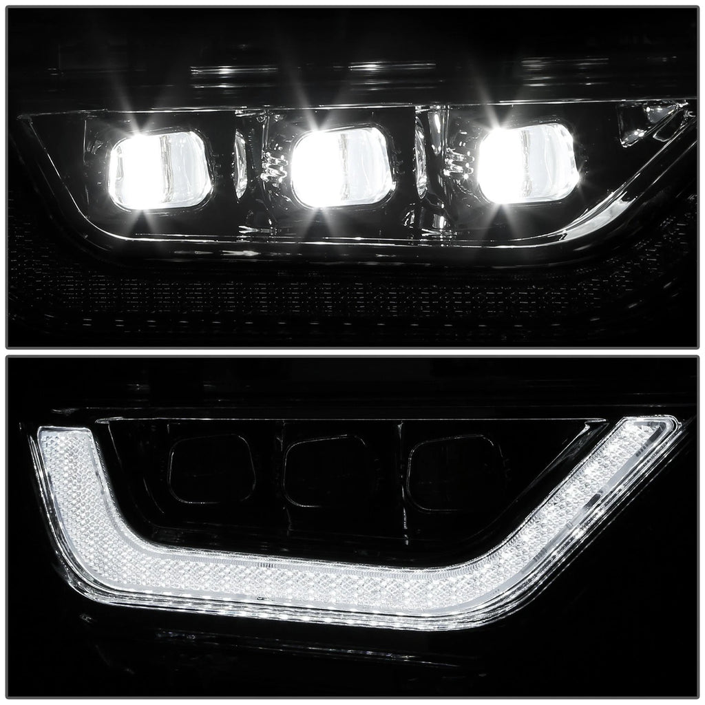 2X Chrome Clear LED Projector Fog Lights for F-150 (2021–2023)
