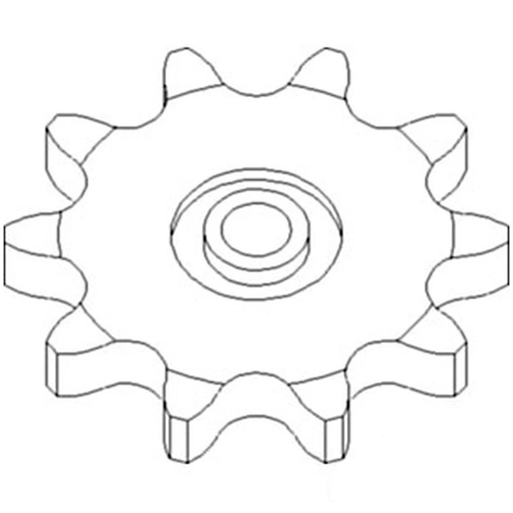 10 Tooth Sprocket for AH217746 Row Unit Drive (100 Chain)