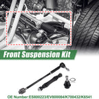 8pcs Front Suspension Kit Tie Rod End for Cadillac Escalade (2002–2023) No. ES800223/K6541