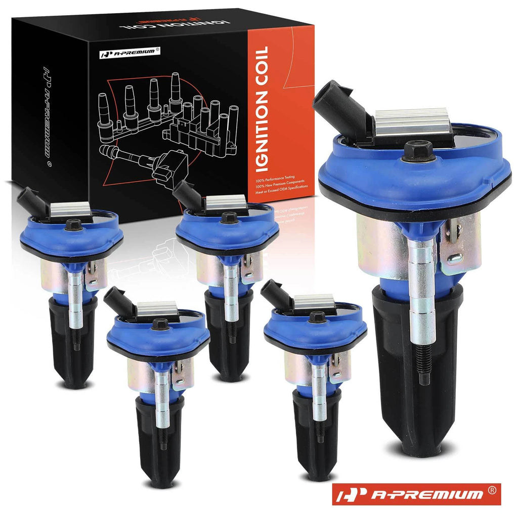 5X Blue Ignition Coil for Chevy Colorado GMC Canyon (2004–2006)