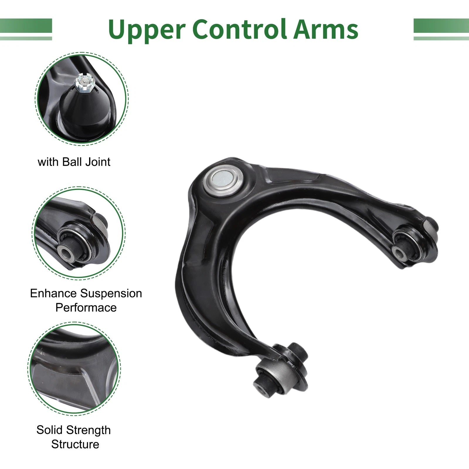 8pcs Front Suspension Kit Upper Control Arm for Honda Accord (1998–2002) No.K620614/ES800460