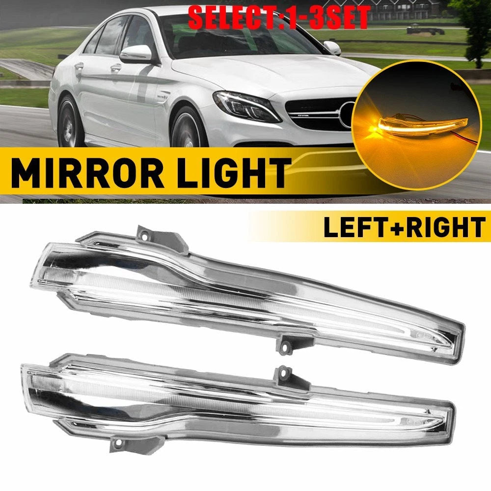 Set of 2 Side Mirror Turn Signal Lights for Mercedes-Benz S550 S560 S600 (2014–2020) 0999067301