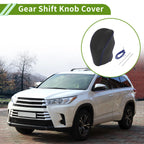 Gear Shift Knob Cover for Toyota Highlander (2008–2013) Black Blue
