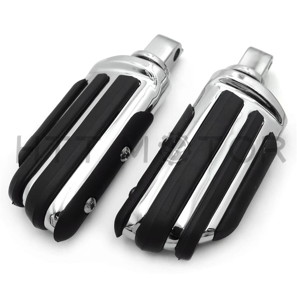 Rubber Pilot Footpeg for Victory King Pin (Rear) (2003–2017) Chrome