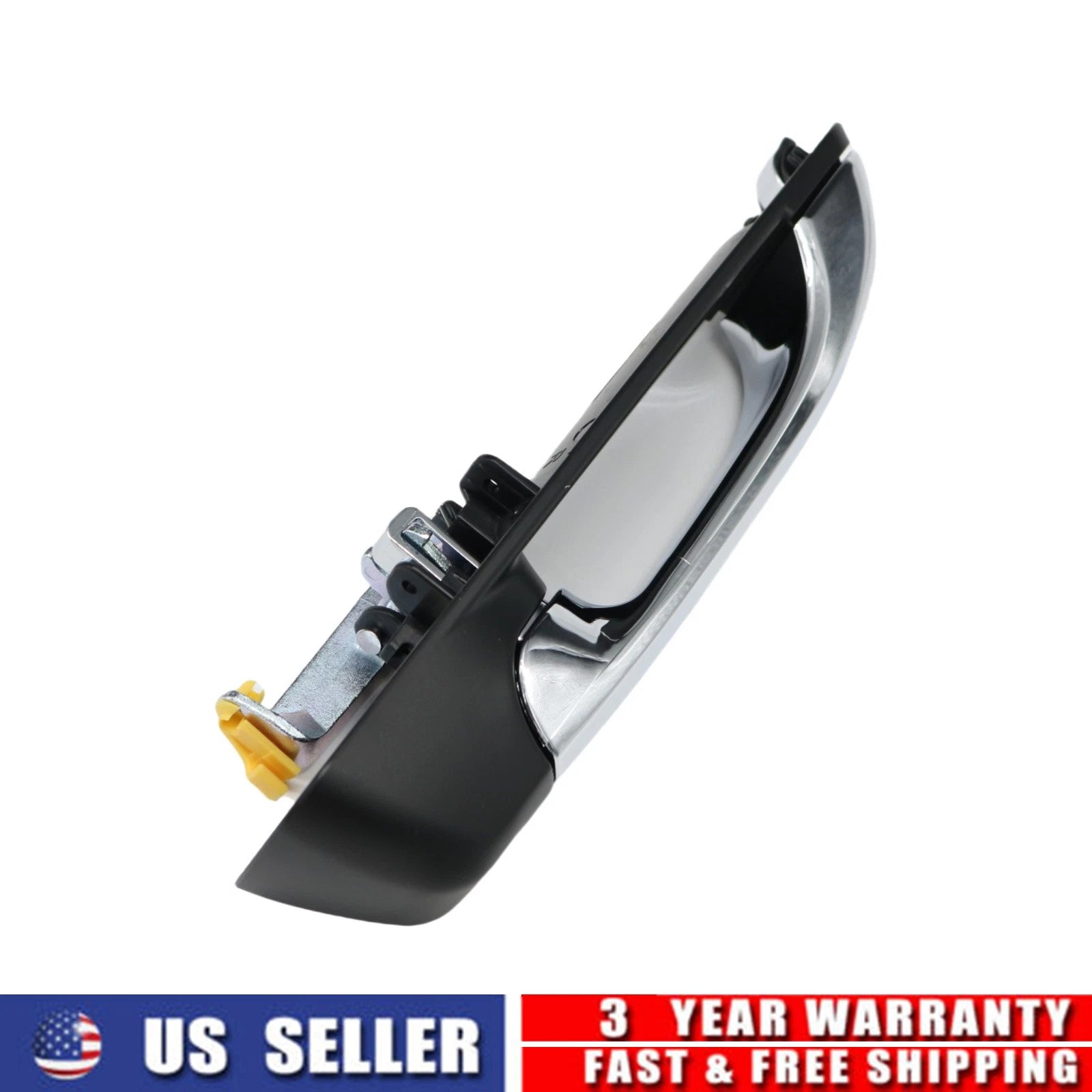 Chrome & Black Exterior Door Handle for Ram (Driver Side, Left)