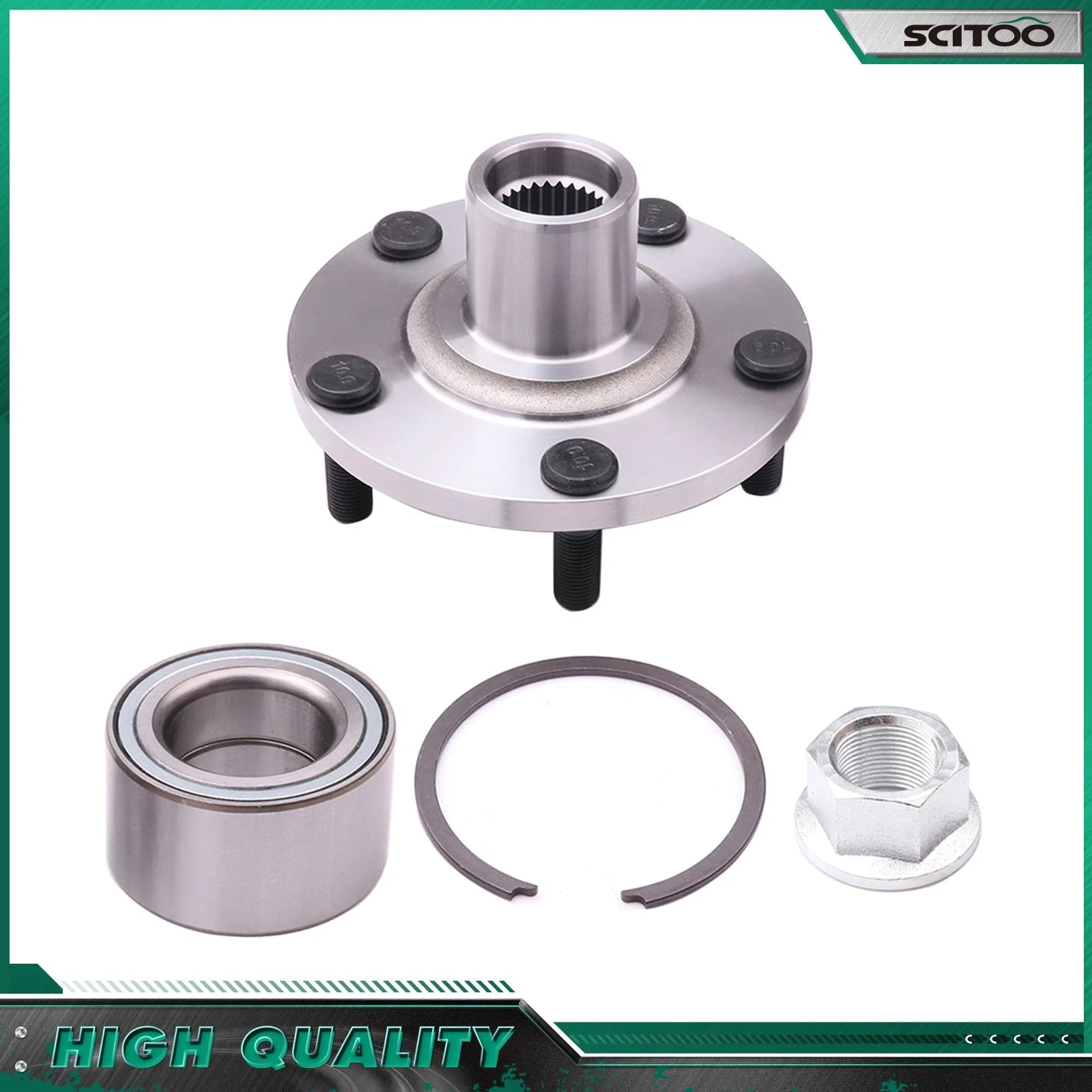 Front Wheel Bearing Hub 5 Bolts for Nissan Altima (2002–2006)