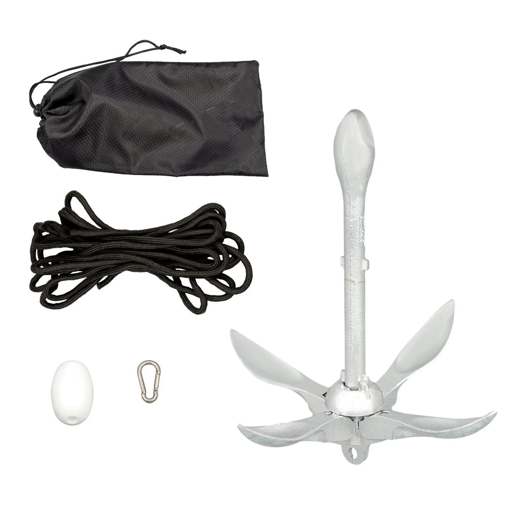 Folding Grapnel Anchor Kit for Kayak (Marine)