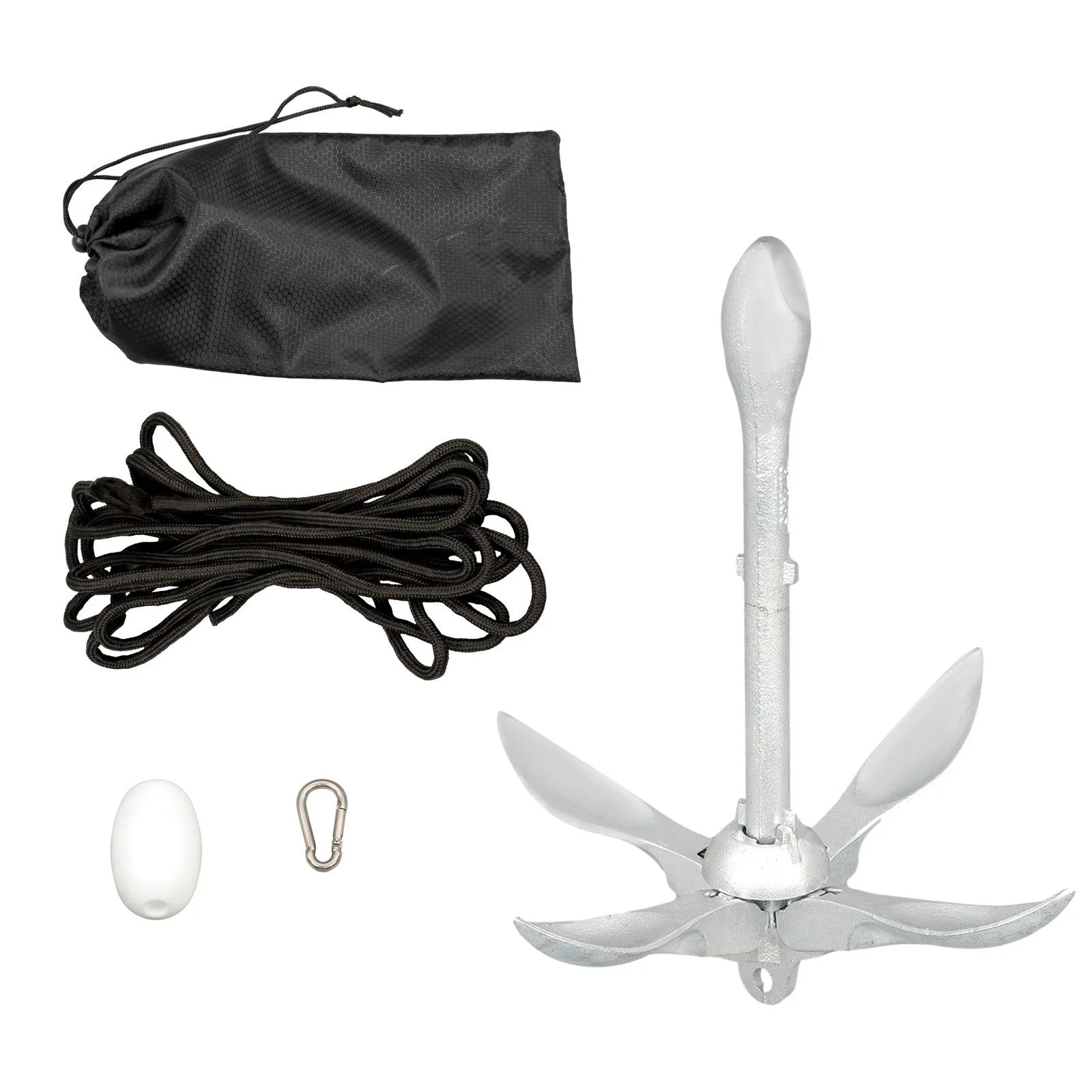 Folding Grapnel Anchor Kit for Kayak (Marine)