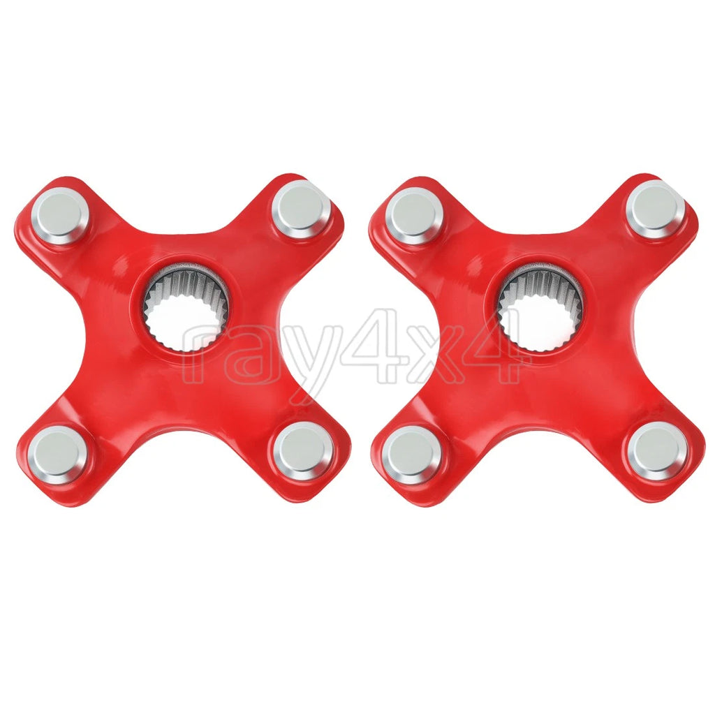 2 Rear Red Wheel Hubs for Honda TRX450R (2004–2009)