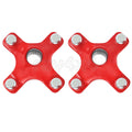 2 Rear Red Wheel Hubs for Honda TRX450R (2004–2009)