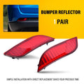 Set of 2 Rear Bumper Reflector Lights for Jeep Grand Cherokee Compass (2017–2023)