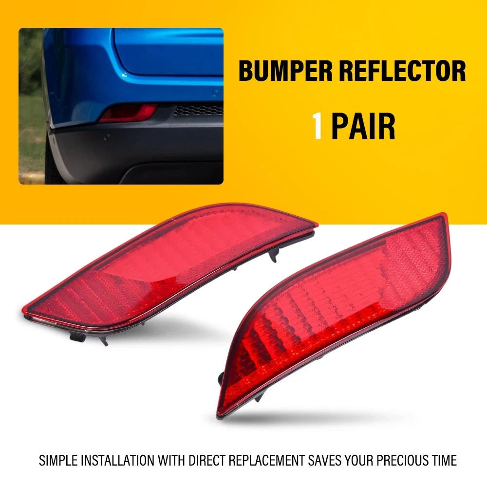 Set of 2 Rear Bumper Reflector Lights for Jeep Grand Cherokee Compass (2017–2023)