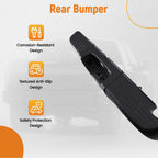 Black Steel Rear Bumper for Toyota Tundra (2000–2006) 521590C010 Bolt-On