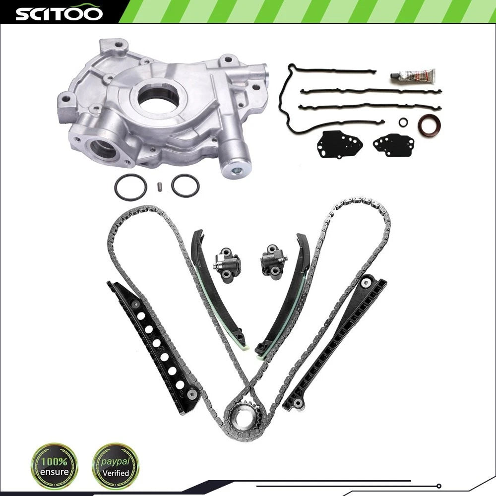 Timing Chain Cover Gasket Kit & Oil Pump for Ford F150 F250 (2004–2008)