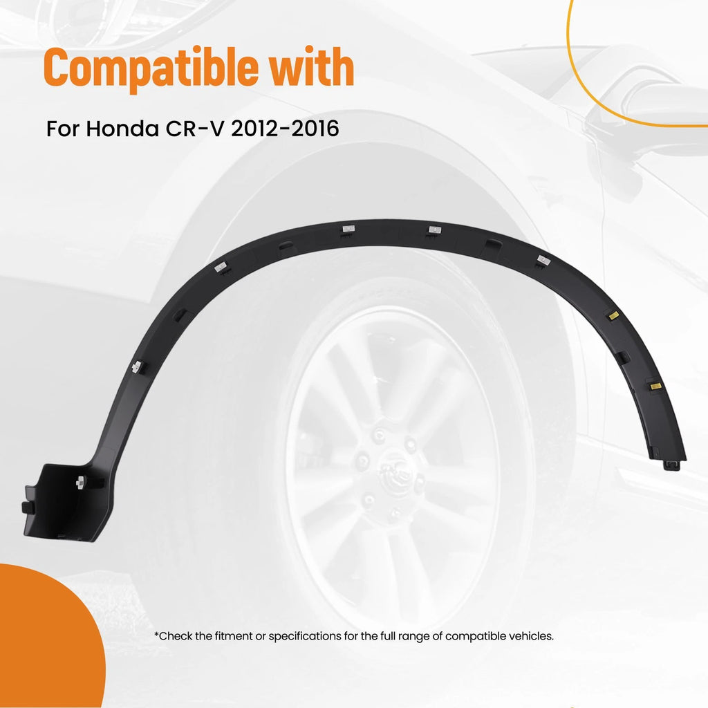 Fender Flare Trim Left Front for Honda CR-V (2012–2016) 74165T0AA02