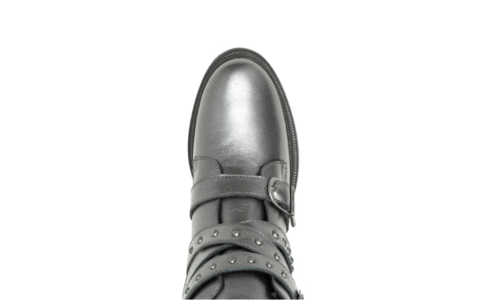5.25" Metallic Grey Fashion Boots for Harley-Davidson (OEM D87301)