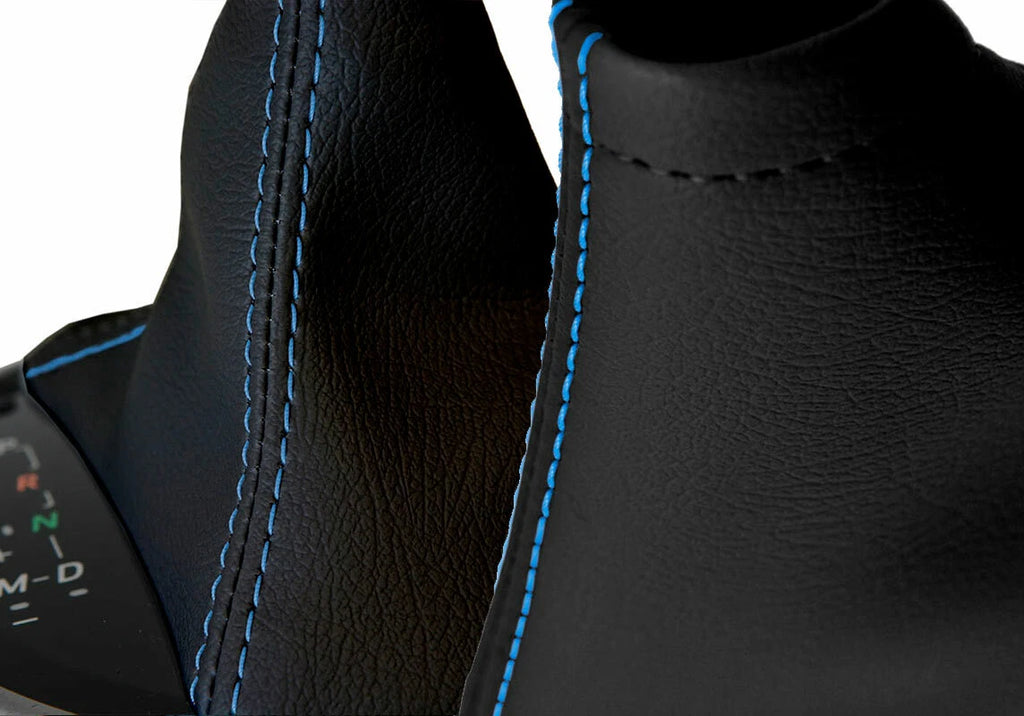 Automatic & E Brake Boot Cover for Subaru BRZ Scion GRS Toyota (2013–2020) Blue Stitch