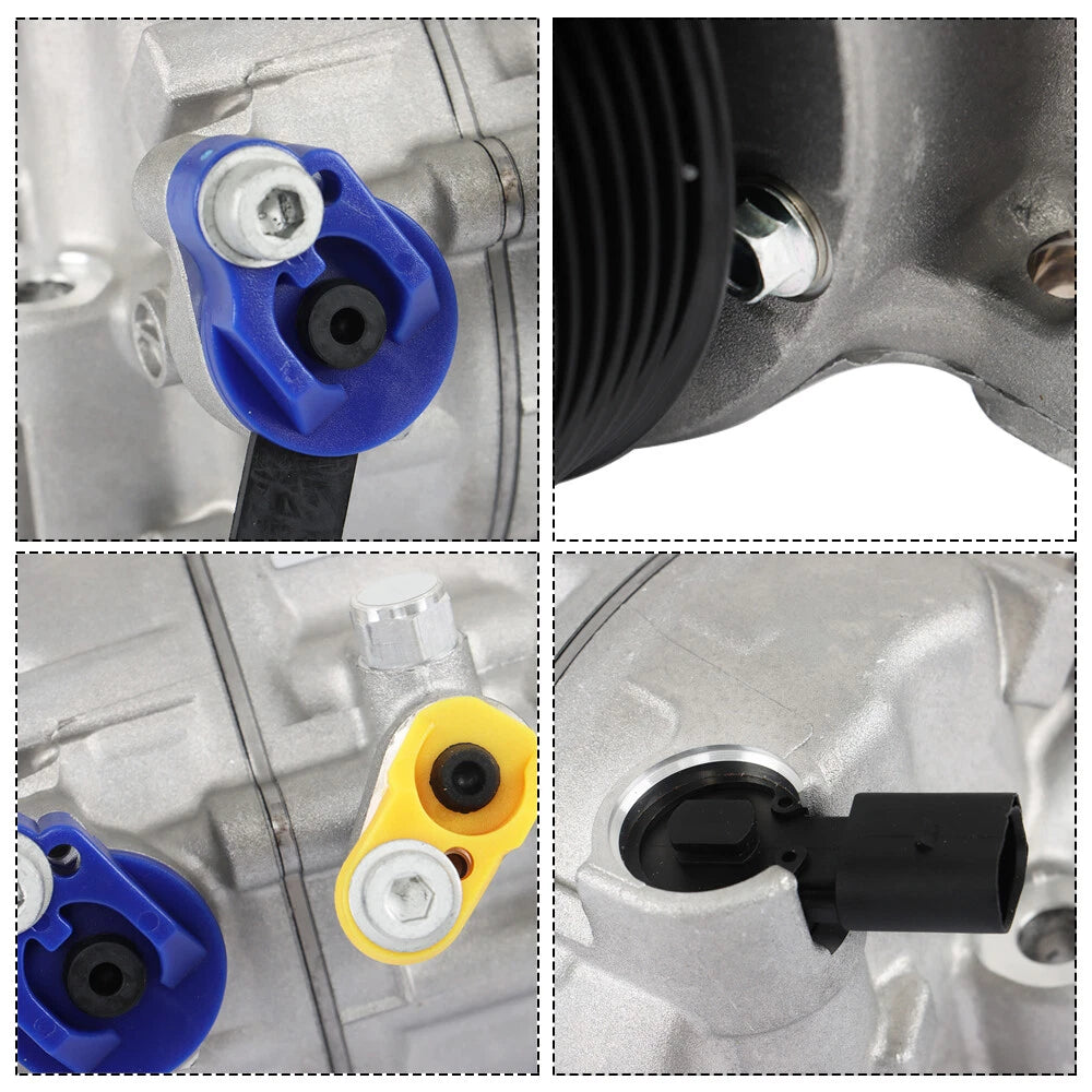 A/C Compressor with Clutch for Volkswagen Audi (2006-2020)