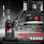 2 Ton Hydraulic Bottle Jack for Automotive Repair (11.8")