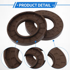 2X Oil Seal Rotary Shaft Seal FKM Rubber 45x85x10mm for Various Models