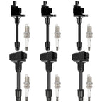 Set of 6 Ignition Coils & 6 Spark Plugs for Infiniti I30 (2000)